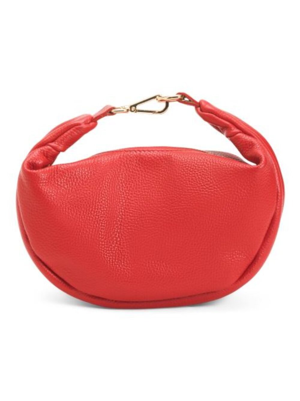 MARLON Made In Italy Leather 2-in-1 Mini Hobo With Ring Crossbody Strap